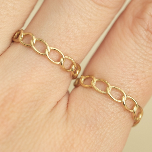 a close up of a person's hand wearing a gold ring