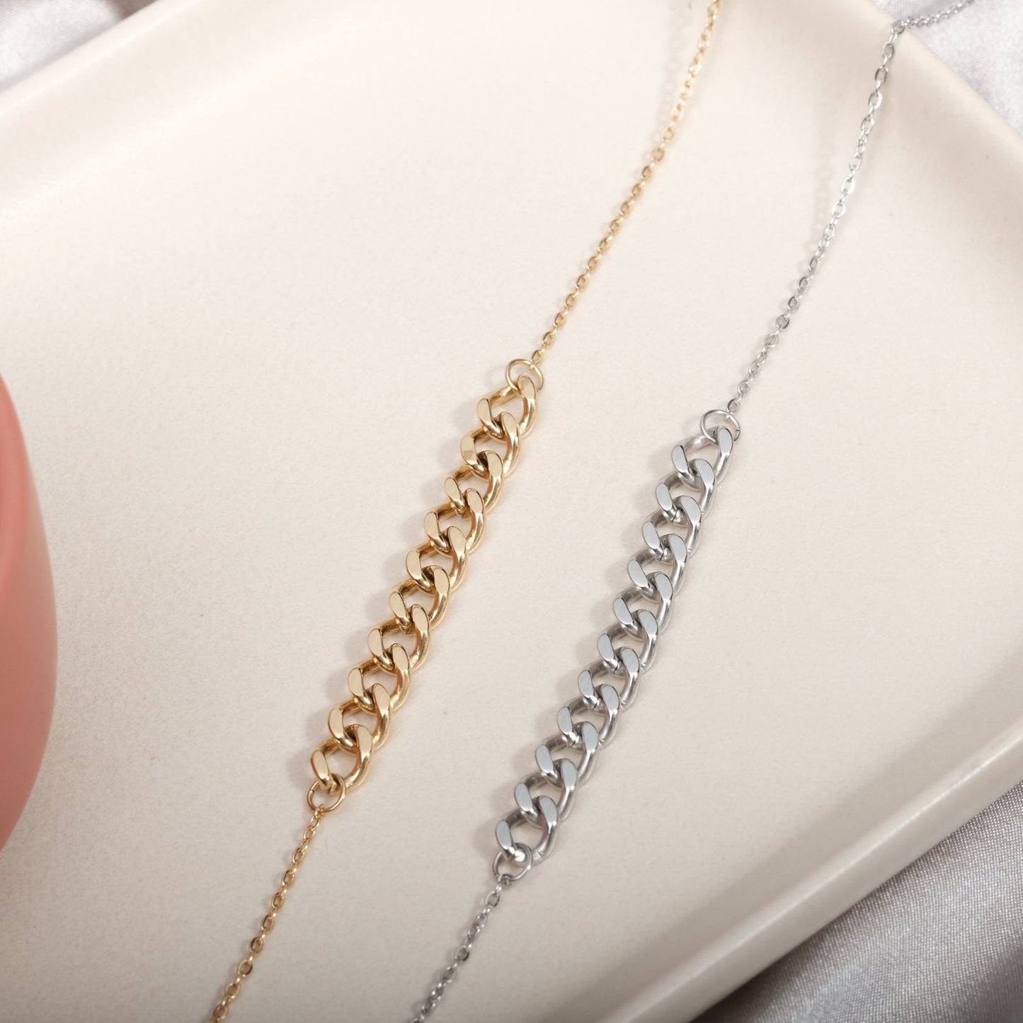 Chain Necklace, As seen on Kendall Jenner, Kardashian Necklace, gold link chain Necklace, gift for her and friend, Kendall style