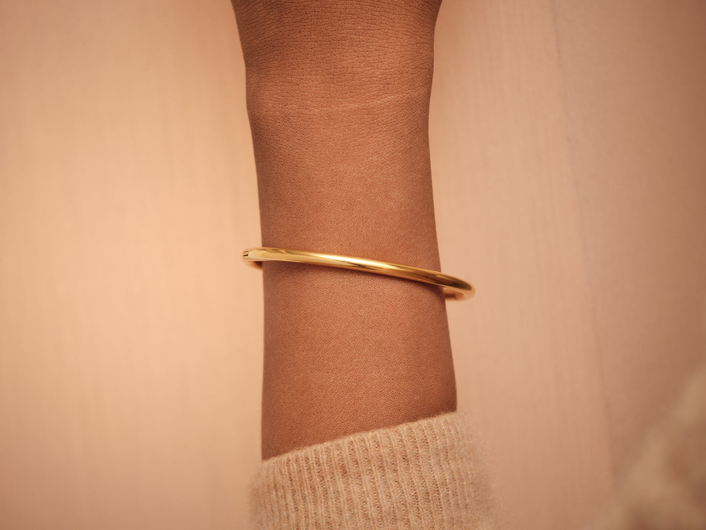 Gold Bangle, Gold Open Bangle, Chunky Bangle, Gold Thick Bangle, Open Cuff, Open Bracelet, Gold Shiny Bangles, Antitarnish, Tarnish free