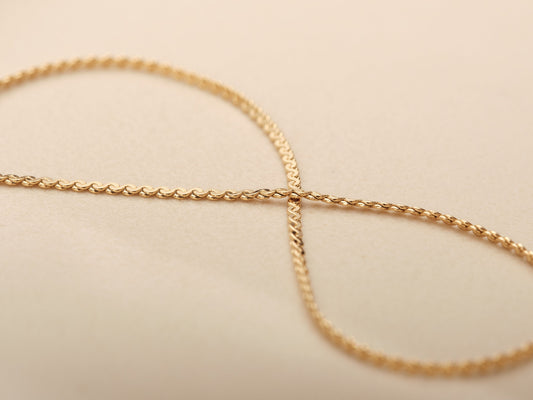 Gold Twist Snake Bracelet, Twisted Snake Chain Necklace, Gold Twist Herringbone Chain, Dainty Chain Bracelet, Gold Chain Bracelet Waterproof